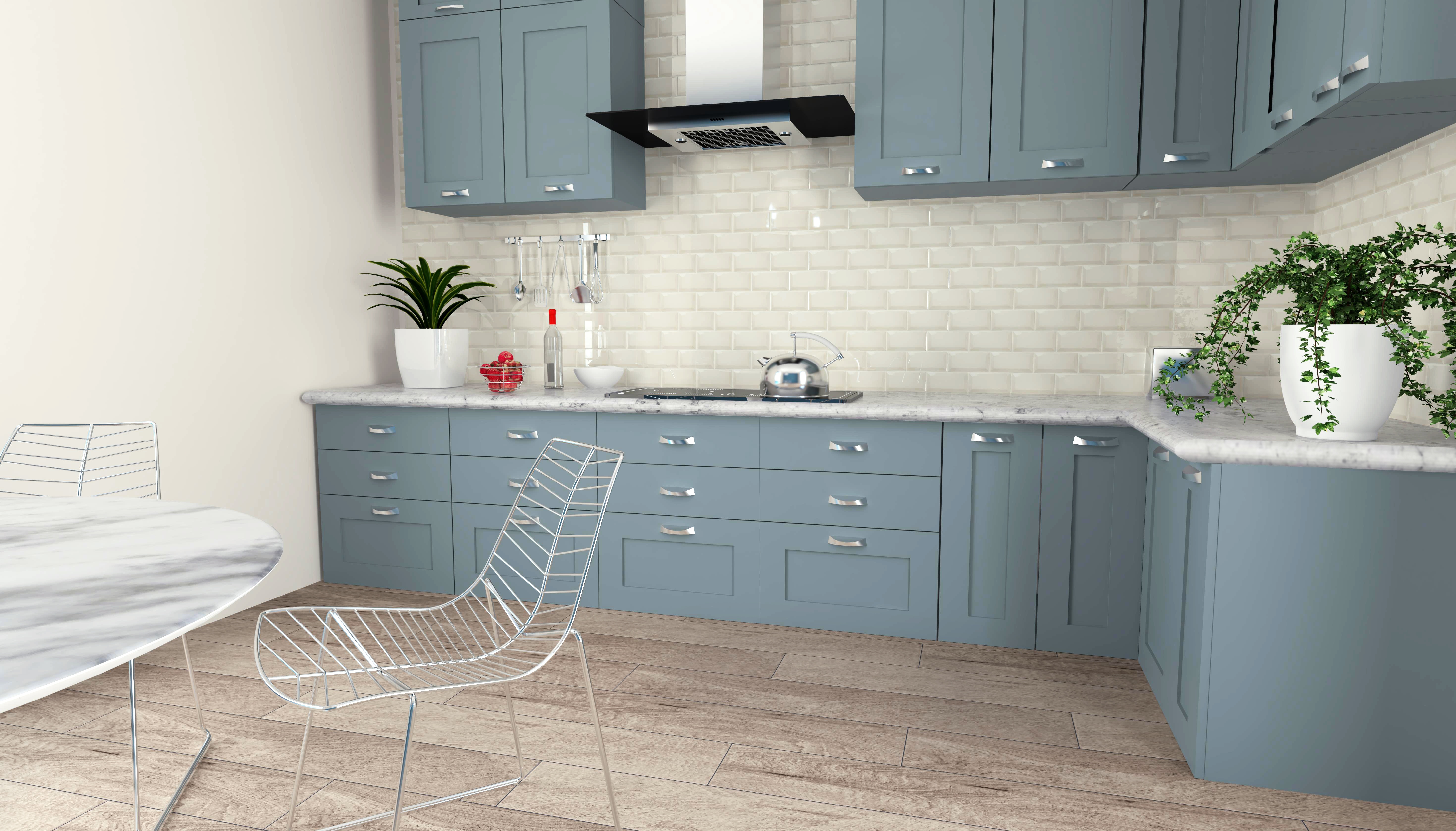 biscuit subway tile backsplash